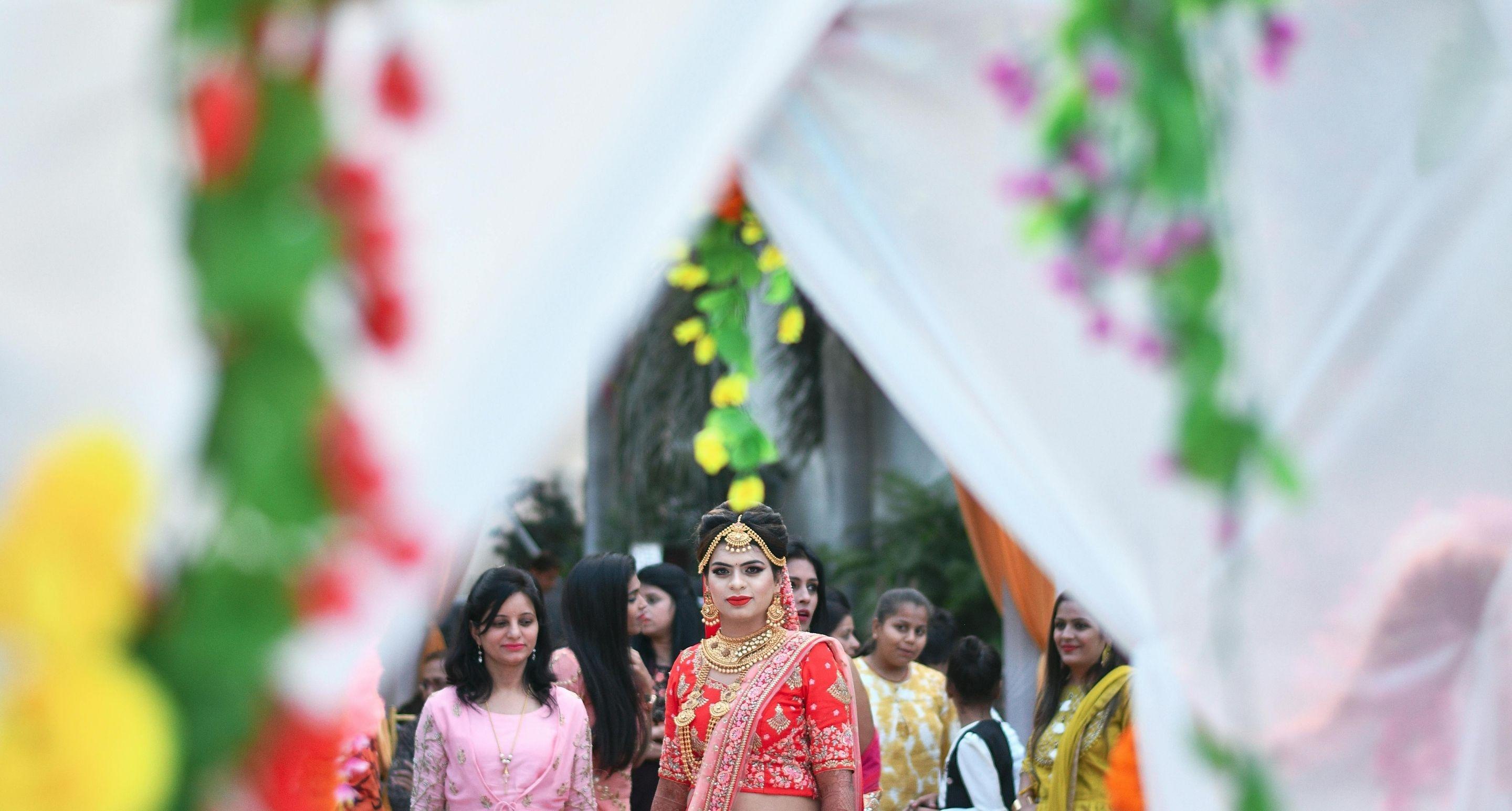 Luxury event setup with floral and candle decor